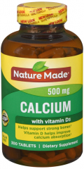 CALCIUM+D 500MG TABLET 300CT NAT MADE