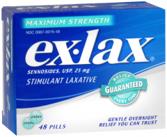 EX-LAX MAXIMUM STRENGTH TABLET 48CT