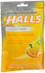 HALLS SUGAR FREE BAG CITRUS BLEND 25CT
