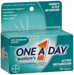 ONE-A-DAY WOMEN ACTV METABOLSM TAB 50CT