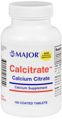 CALCITRATE 200MG (950MG) TAB 100CT MAJOR
