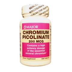 CHROMIUM PICOL 200MCG TAB 100CT MAJ