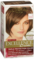 EXCELLENCE 5 MEDIUM BROWN HAIR COLOR 1CT