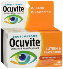 OCUVITE MULTIVIT W/LUTEIN CAPSULE 36CT