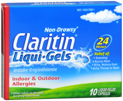 CLARITIN 10MG 24HR LIQUIGEL 10CT