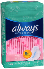 ALWAYS ULTRA WING SLNDR UNSCNTD 6X36CT