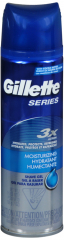 GILLETTE SERIES SHAVE GEL MOISTURIZ 7OZ
