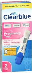 CLEARBLUE PREGNANCY TEST DIGITAL 2CT