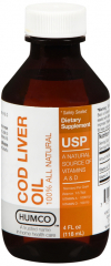 COD LIVER OIL 4OZ HUMCO