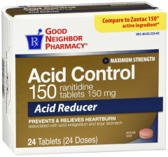 GNP RANITIDINE ACID REDUCR 150MG TAB 24