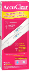 ACCU-CLEAR PREGNANCY TEST 2CT