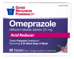 GNP OMEPRAZOL 20 MG TAB 28