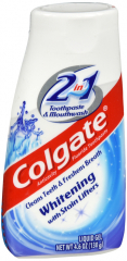 COLGATE 2N1 WHITEN LIQUID 4.6OZ