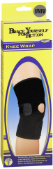 KNEE WRAP BLK UNIV