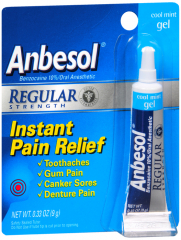 ANBESOL GEL COOL MINT 0.33OZ