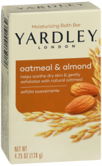 YARDLEY SOAP BAR OATMEAL ALMOND 4.25OZ