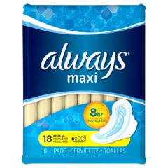ALWAYS MAXI WING REG UNSCNTD 6X18CT