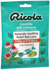 RICOLA BAG S/F GREEN TEA ECHINACEA 19CT