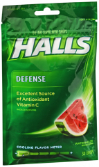 HALLS DEFENSE BAG WATERMELON 30CT
