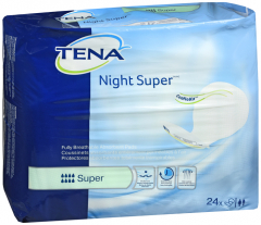 PAD TENA NITE SUPER GREEN 2X24 TENA