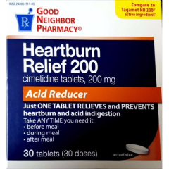 GNP CIMETIDIN 200 MG TAB 30