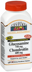 GLUCOSAMIN CHOND 3X TAB 150CT 21ST CENT