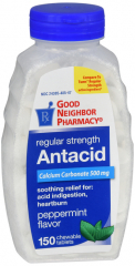 GNP ANTACID PPRMNT TAB 150