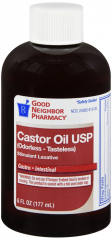 GNP CASTOR OIL O/T LIQ 6 OZ