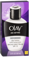 OLAY AGE DEFY ANTI WRNK UV LOTION 3.4OZ
