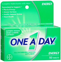 ONE-A-DAY ENERGY TABLET 50CT
