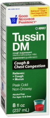 GNP TUSSIN DM SYR 8 OZ