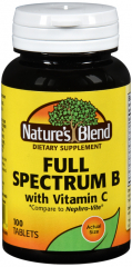 FULL SPECTRUM B W/C TAB 100CT NAT BLEND