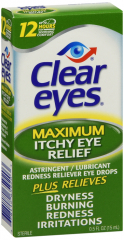 CLEAR EYES MAX ITCHY RELIEF 0.5OZ