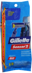 GILL SENSOR2 FIXED DISP RAZ 12CT