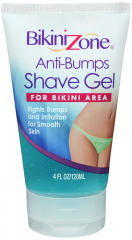 BIKINI ZONE ANTI BUMP SHAVING GEL 4OZ