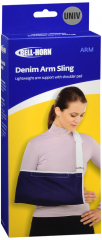 DENIM ARM SLING WITH SHOULDER PAD