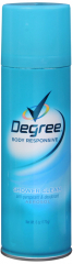 DEGREE WOMEN AEROSOL SHOWER CLEAN 6OZ