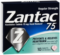 ZANTAC 75 TABLET 10CT