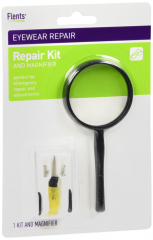 EYE GLASS REPAIR KIT WITH MAGNIFIER API