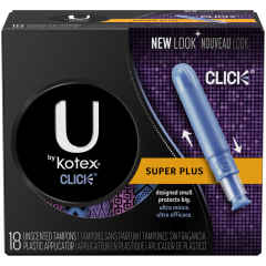 U BY KOTEX CLICK TAMPON SUPER PLUS 18CT