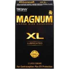 TROJAN MAGNUM XL CONDOM 12CT