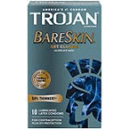 TROJAN BARESKIN CONDOM 10CT