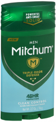 MITCHUM A/P DEO ADV CONTROL CLEAN 2.7OZ