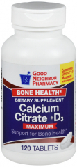 GNP CAL CIT+D TAB 120
