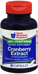 GNP CRANBERRY 200 MG CAP 90