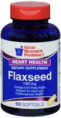GNP FLAXSEED 1000 MG SGC 100