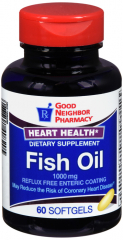 GNP FISH OIL 1000 MG EC SGC 60