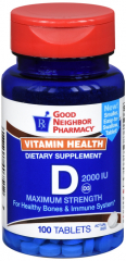 GNP VIT D 2000 IU TAB 100