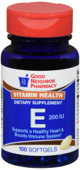 GNP VIT E 200 IU SGC 100