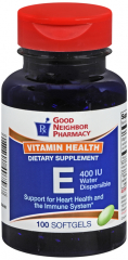 GNP VIT E 400 WATR DSPRSL SGC 100